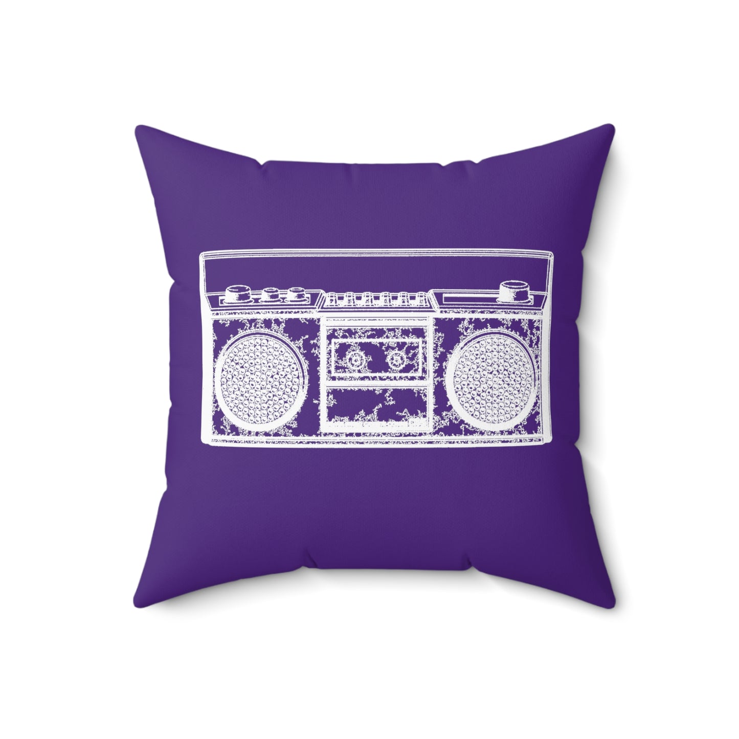 Boombox Double Sided Square Pillow