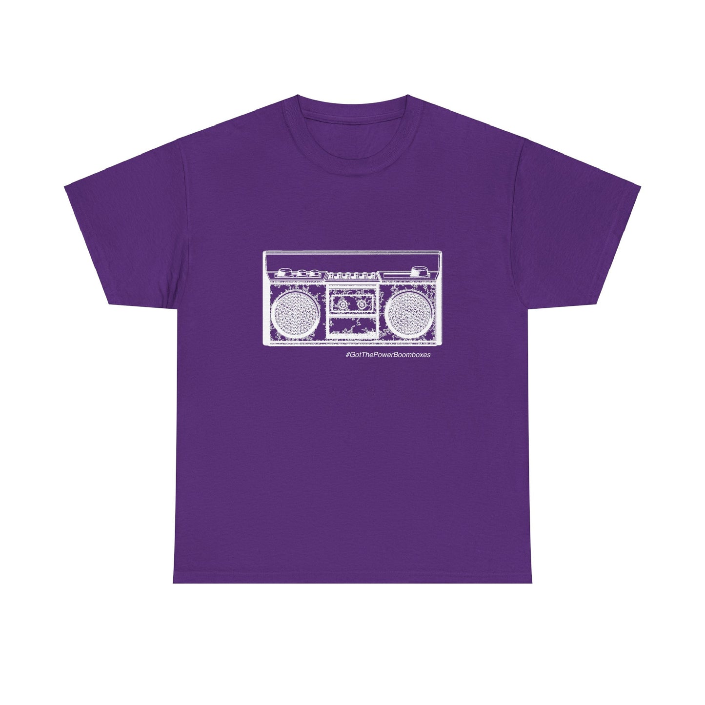 "Got The Power Boombox" Boombox Outline T-Shirt