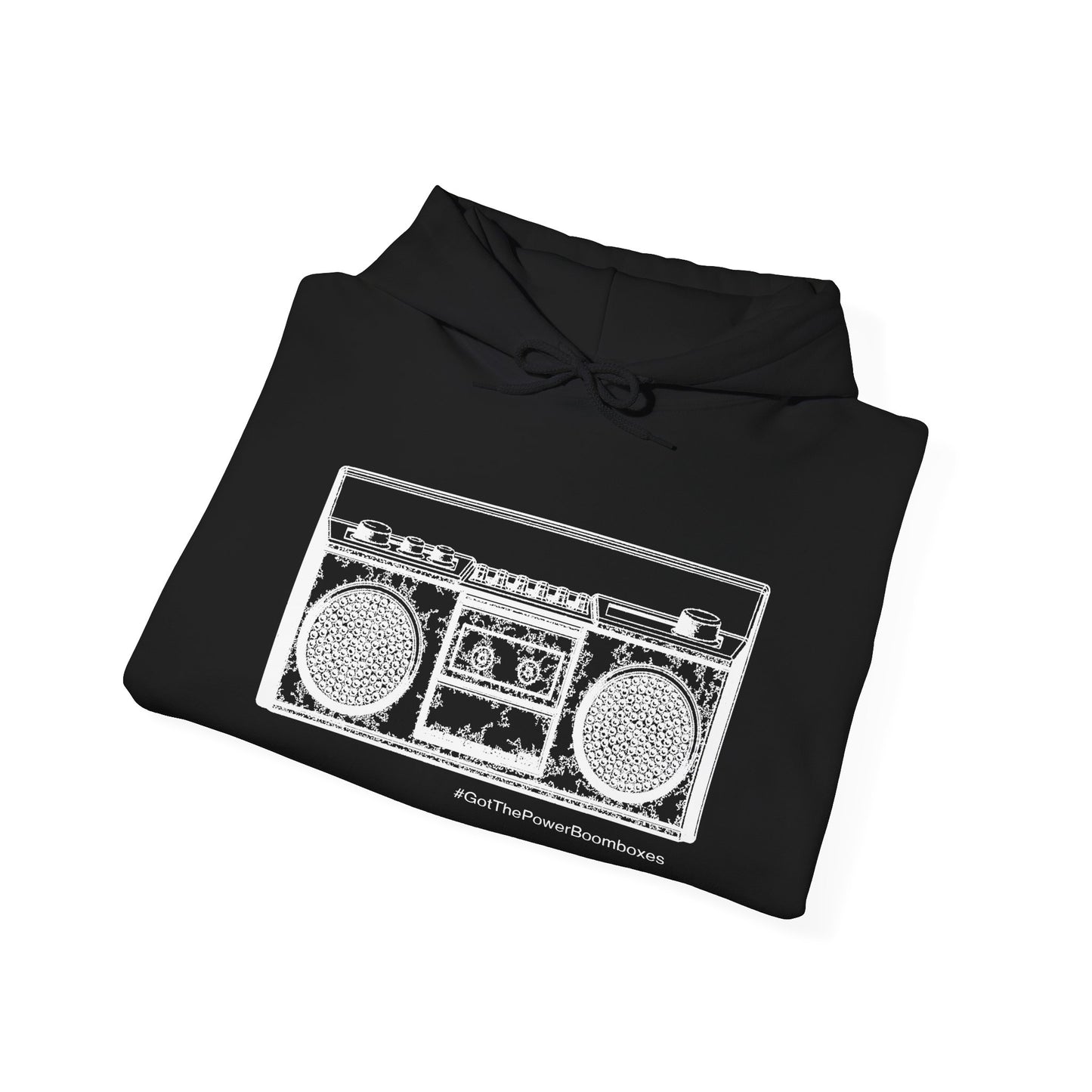 Got The Power Boombox Retro Outline Hoodie