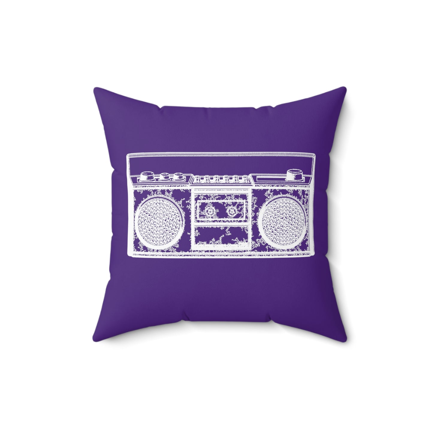 Boombox Double Sided Square Pillow