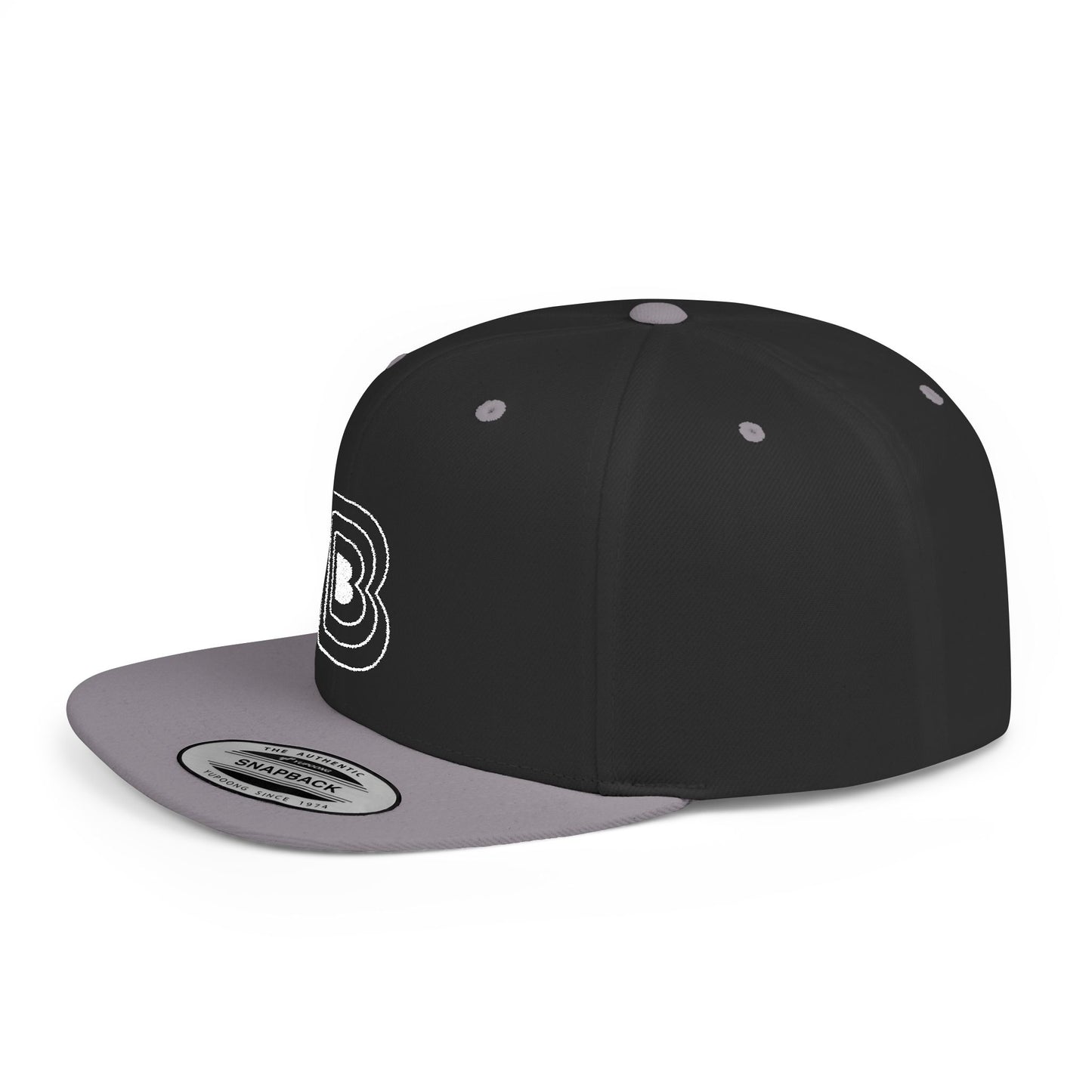 Stylish Flat Bill Snapback Cap, Trendy Hat for Men and Women, Ideal for Casual Outings, Gift for Birthdays, Summer Festivals, Outdoor Events