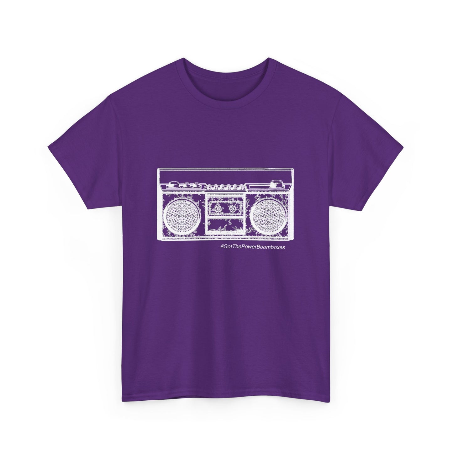 "Got The Power Boombox" Boombox Outline T-Shirt