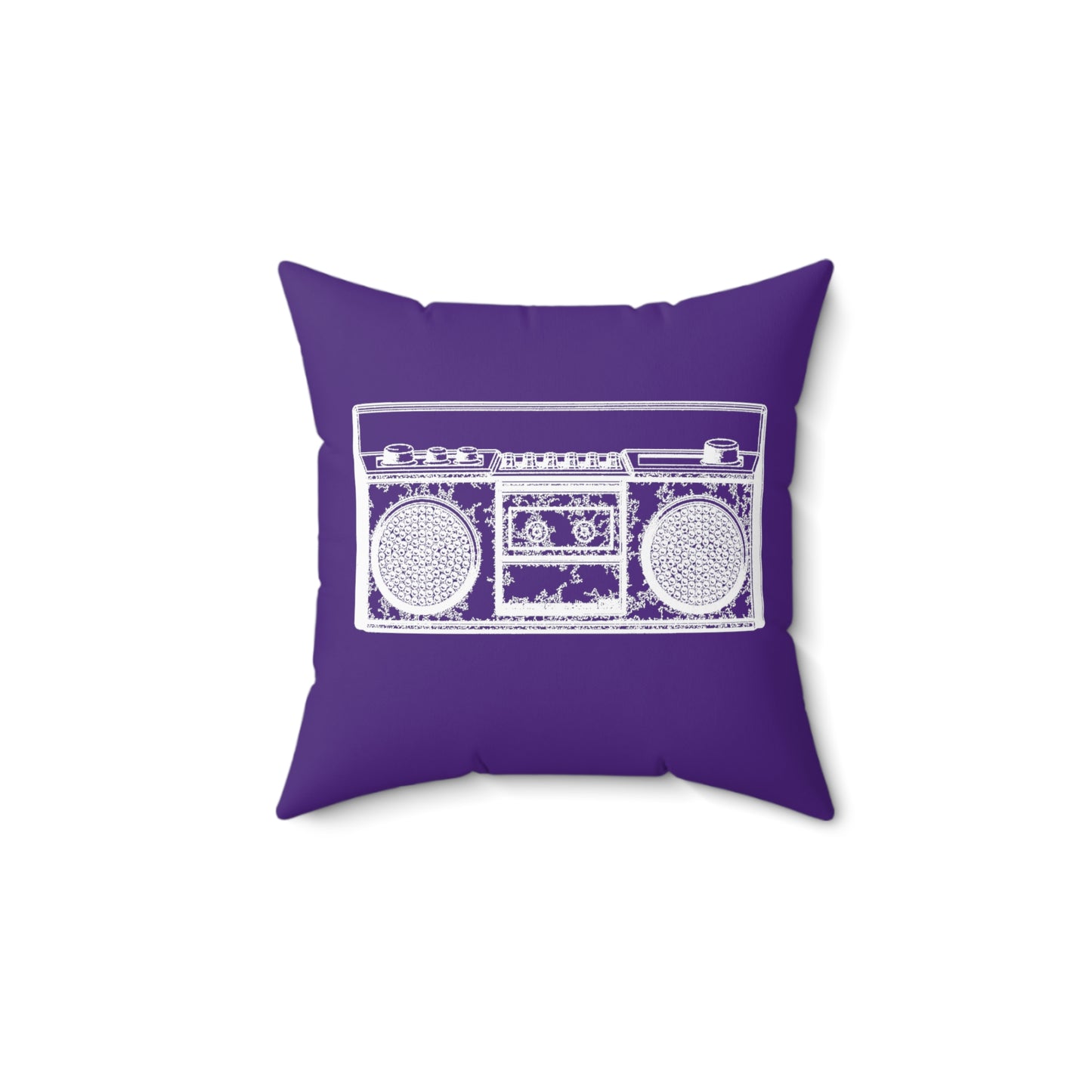 Boombox Double Sided Square Pillow